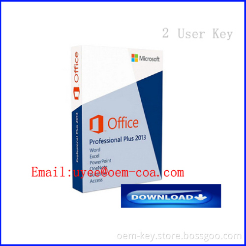Office 2013 Professional Plus Real FPP Key 2 User Key